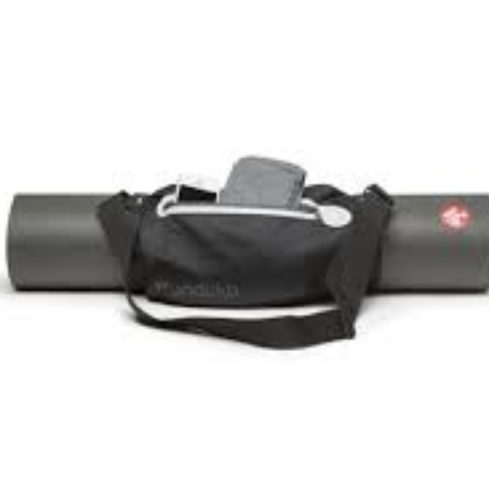 Manduka NEW black Pro x-long yoga mat & mat sling